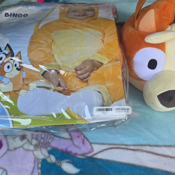 Spirit Bingo Infant Costume - Orange and Yellow - Picture 3 of 7